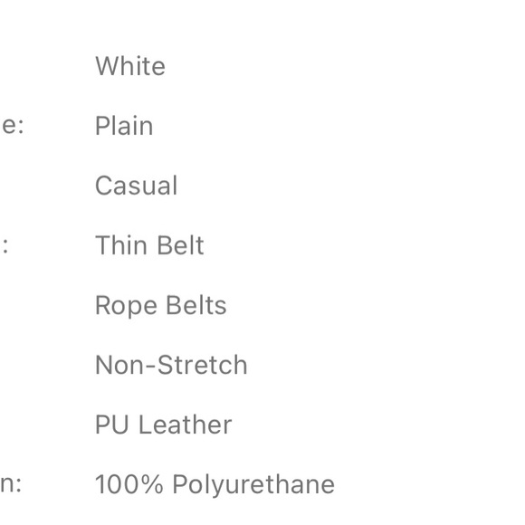 5/$10 NWT Pearl Detained Braided Belt - Picture 5 of 8